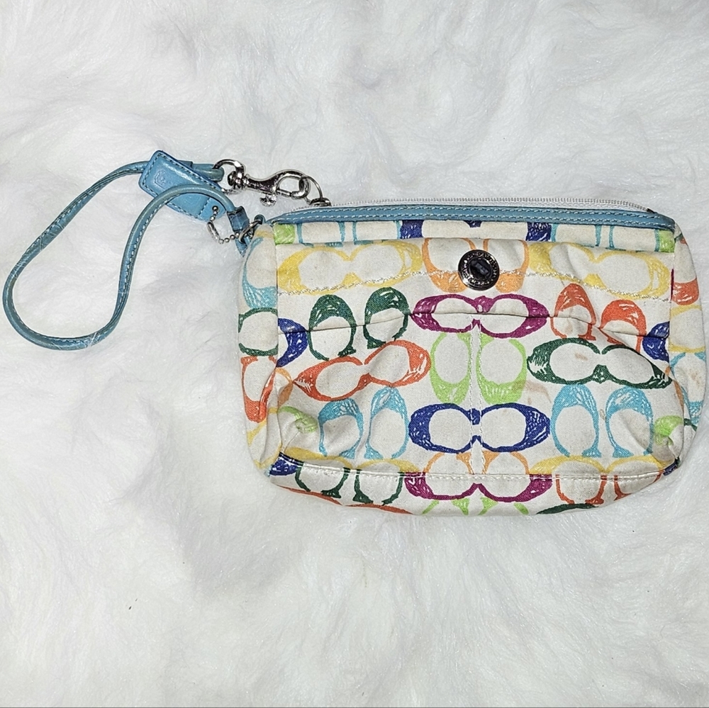 Coach Multicolored Wristlet